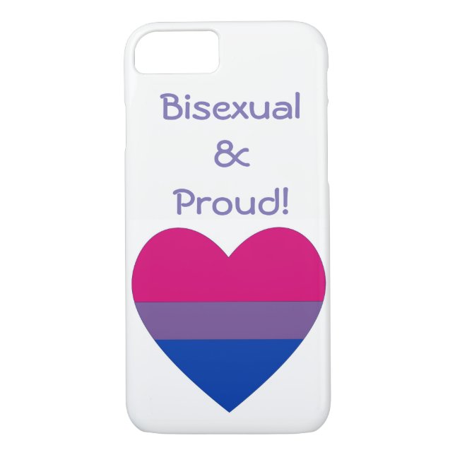 Capa de telefone bissexual & orgulhosa (Verso)