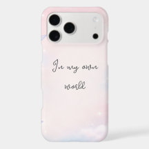 Capa de Telefone Borboleta Nuvens Macias Fofa