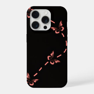 Capa de telefone borboleta rosa