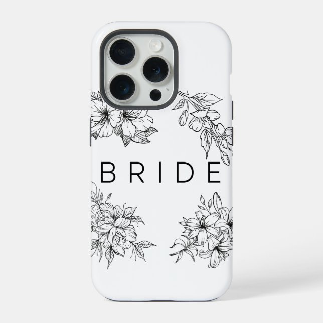 Capa de telefone Bridal iPhone 15 pro (Verso)