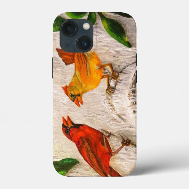 Capa de telefone, Cardeais Cantando de Amor (Verso)