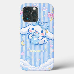 Capa de Telefone Cinnamoroll Estética – Kawai Azul