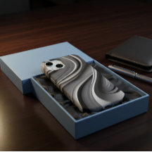 Capa de telefone cinza moderna tendência