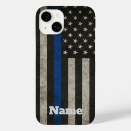 Capa de telefone com bandeira americana desgastada
