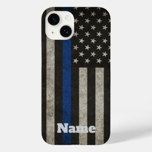 Capa de telefone com bandeira americana desgastada