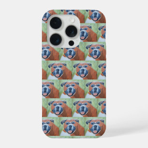 Capa de telefone com cachorro boxer