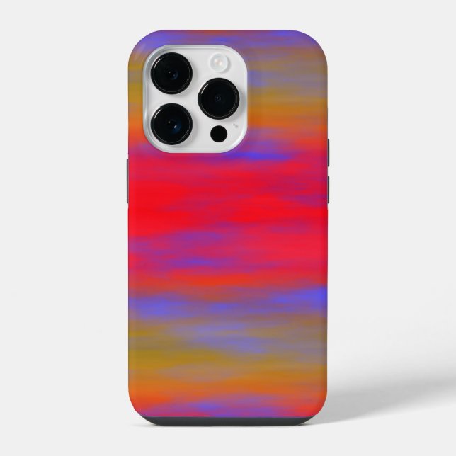 Capa de telefone com design abstrato e tênue (Verso)