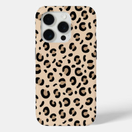 Capa de telefone com estampa de leopardo clássica