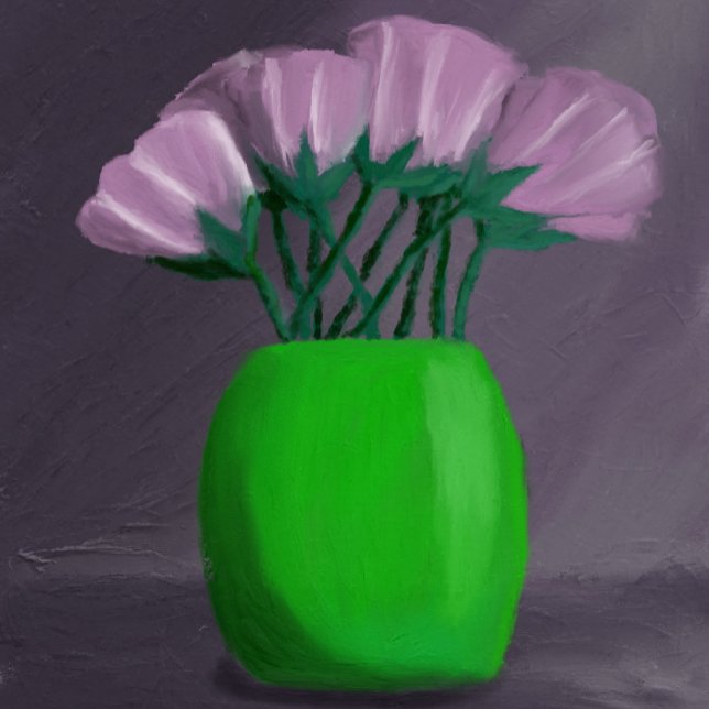 Capa de telefone com flor roxa (Criador carregado)