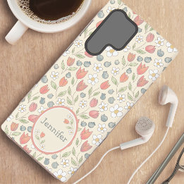 Capa de Telefone com Florais Personalizados