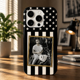 Capa de telefone com foto personalizada, bandeira