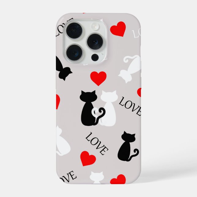 Capa de telefone com gatos (Verso)