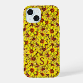 Capa de Telefone com Girassol