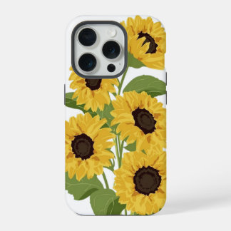 Capa de telefone com girassol