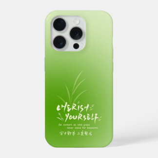 Capa de telefone com gradiente verde de grama