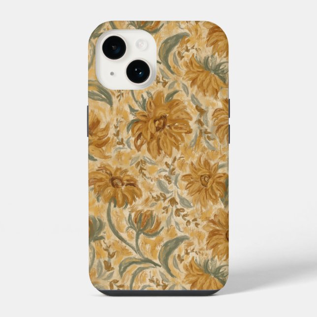 Capa de telefone com impressão de girassol (Verso)