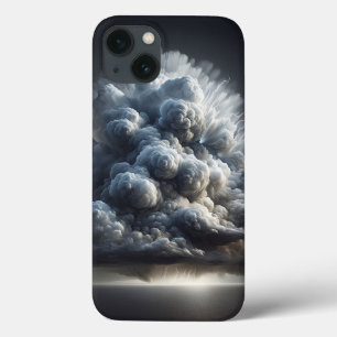 Capa de telefone com nuvem de tempestade majestosa