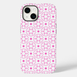Capa de telefone com padrão moderno "Floral Geomét