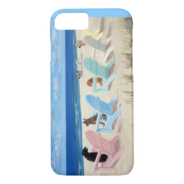 capa de telefone com tema do cão (Verso)