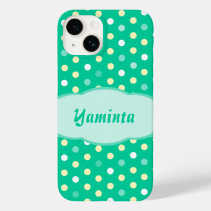 Capa de telefone conhecida personalizada do verde
