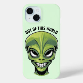 Capa de telefone da Alienígena verde