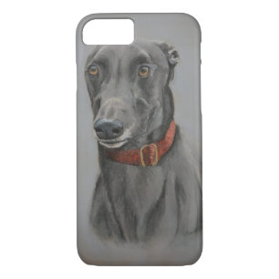 Capa de telefone da arte do cão do galgo