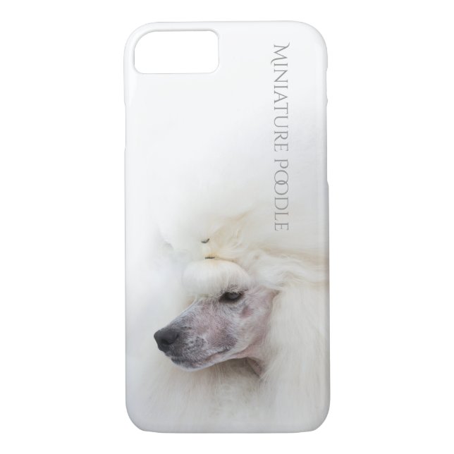 Capa de telefone da caniche diminuta (Verso)