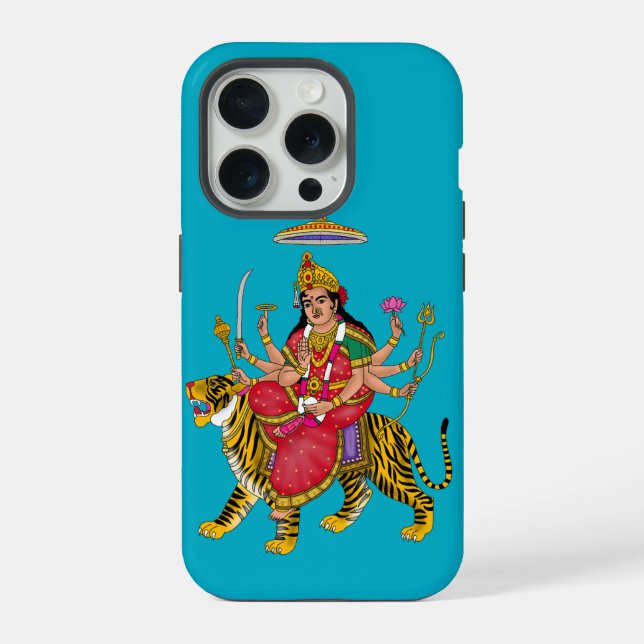 Capa de Telefone da Deusa Durga (Verso)