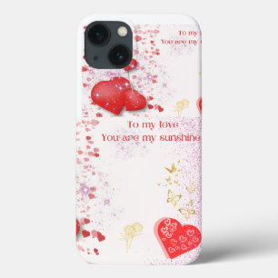 Capa de telefone de amor