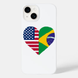 Capa de telefone de Amor Americana