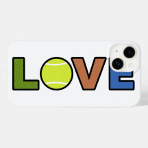 Capa de telefone de amor de tênis