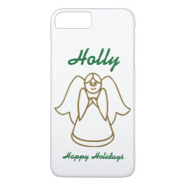 Capa de telefone de Anjo de Natal Personalizada