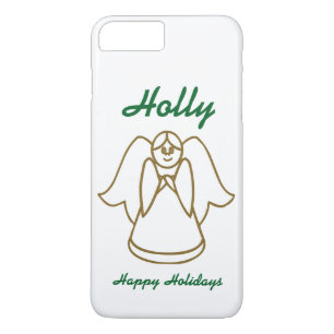 Capa de telefone de Anjo de Natal Personalizada