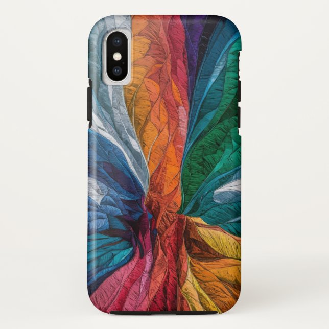 Capa de telefone de Arte de Estilo Kobra Vibrante  (Verso)