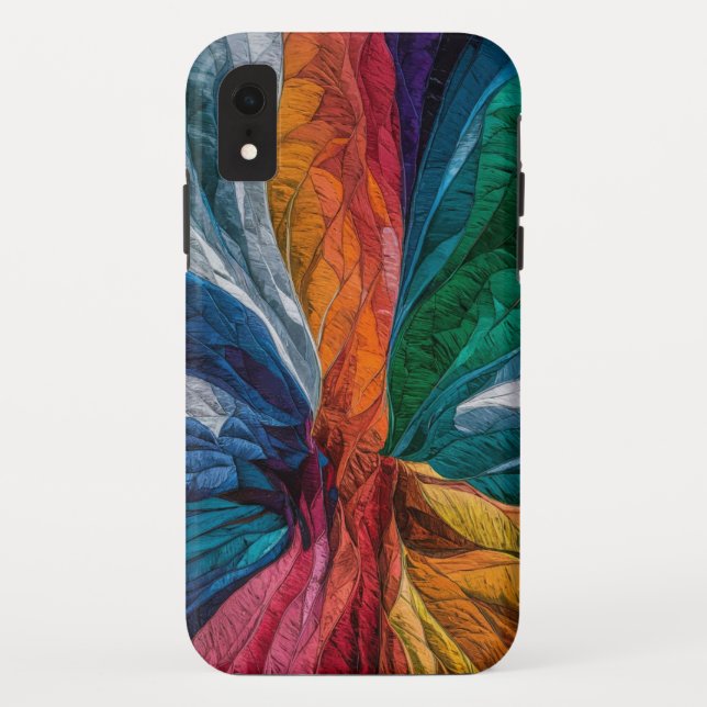 Capa de telefone de Arte de Estilo Kobra Vibrante  (Verso)