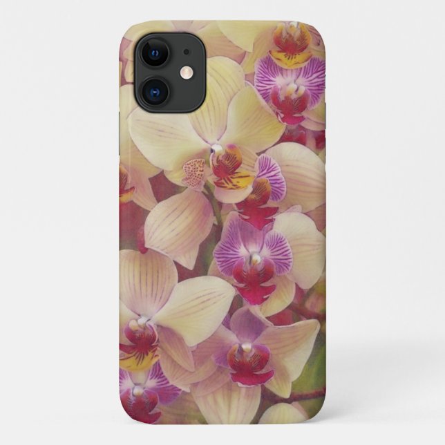 Capa de telefone de Arte de Flor Orquídea bonito (Verso)