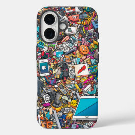 Capa de telefone de Arte na Rua Urbana Gamer Mayhe