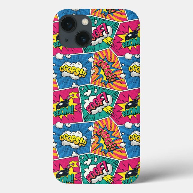 Capa de telefone de arte pop de história em quadri (Verso)
