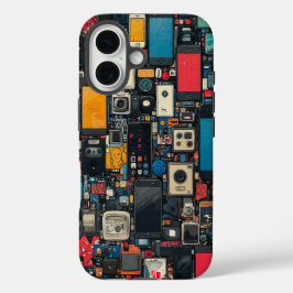 Capa de telefone de Arte Única do Pixel Clash