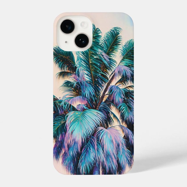 Capa de telefone de Árvore Tropical Palm (Verso)