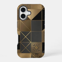 Capa de telefone de azulejo geométrico Art Deco so