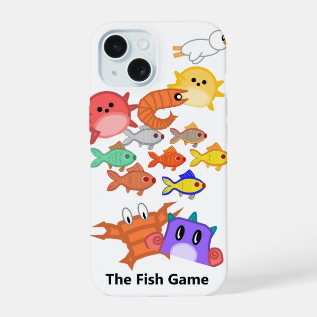 Capa de telefone de caça de peixe (Verso)
