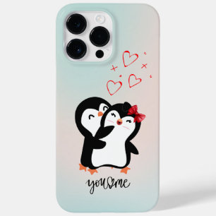 Capa de telefone de casal Pinguim Cujo