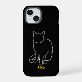 Capa de telefone de Cat Personalizável