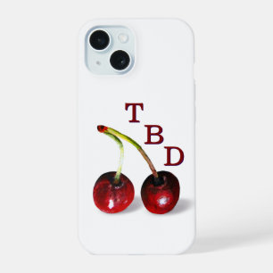 Capa de telefone de cerejas