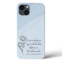 Capa de telefone de citação Inspiracional de Jane