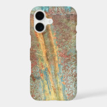 Capa de telefone de cobre enferrujado