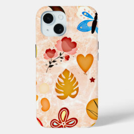 Capa de telefone de Colagem de Stickers Aestéticos