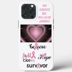 capa de telefone de consciência do cancer