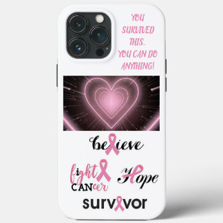 capa de telefone de consciência do cancer